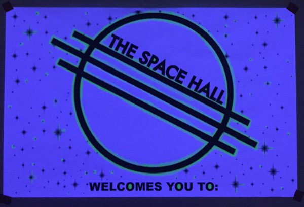 The Space Hall of Columbia logo sign